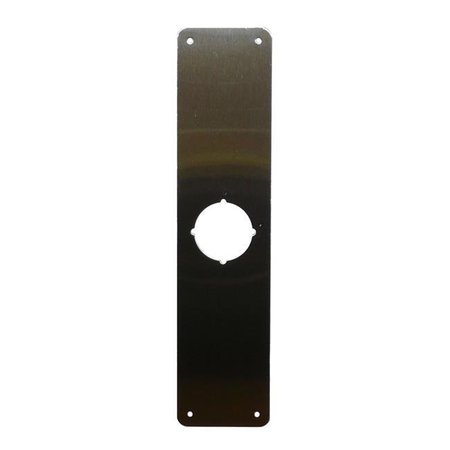 DON-JO Don-Jo Manufacturing RP 13515 -605 3.5 x 15 in. Polished Brass Scar Plate with 2.12 in. Hole RP 13515 -605